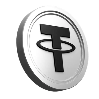 Tether USDT Münze als Element im vertrauenswürdigen Bereich der Trading-Community